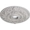Ekena Millwork Rose Ceiling Medallion (Fits Canopies up to 7 1/4"), 18"OD x 3 1/2"ID x 1 1/2"P, Ultra Pure White CM18ROUWF - alternate 4
